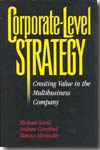 Corporate-level strategy.. 9780471047162