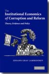 The institutional economics of corruption and reform