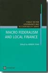Macrofederalism and local finance