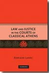 Law and justice in the Courts of Classical Athens