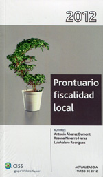 Prontuario Fiscal Local. 9788499544472