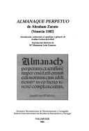 Almanaque perpetuo de Abraham Zacuto (Venecia 1502)