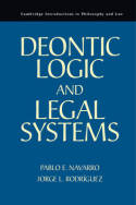 Deontic logic and legal systems. 9780521139908