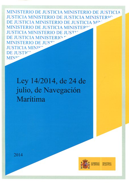Ley 14/2014, de 24 de julio, de Navegación Marítima