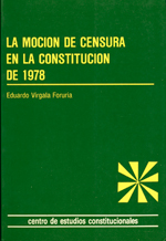 La Moción de Censura en la Constitución de 1978
