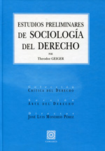 Estudios preliminares de sociología del Derecho