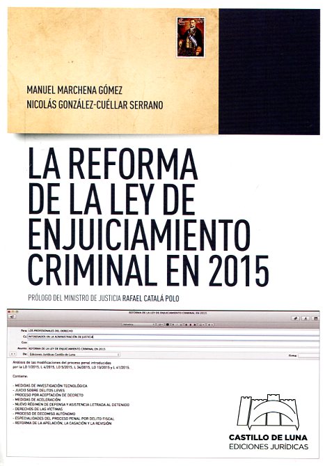 La reforma de la Ley de Enjuiciamiento Criminal en 2015