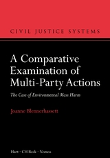 A comparative examination of multi-party actions. 9781509905294
