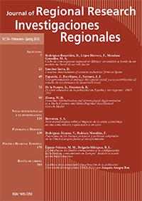 Revista Investigaciones Regionales, Nº 34, año 2016