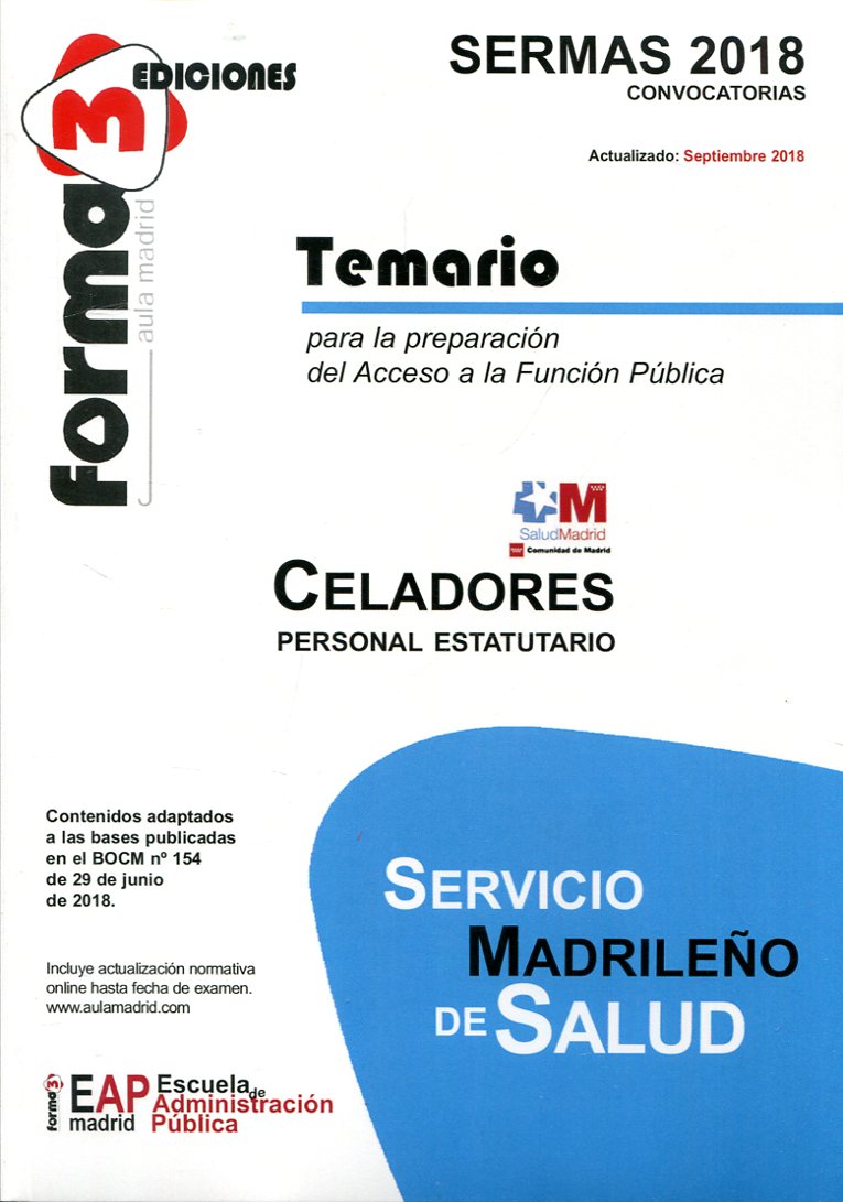 Temario Servicio Madrileño de Salud