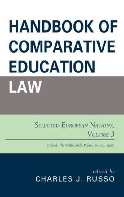 Handbook of comparative education Law . 9781475821710