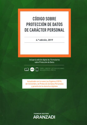 Código sobre Protección de Datos de Carácter Personal. 9788491970453