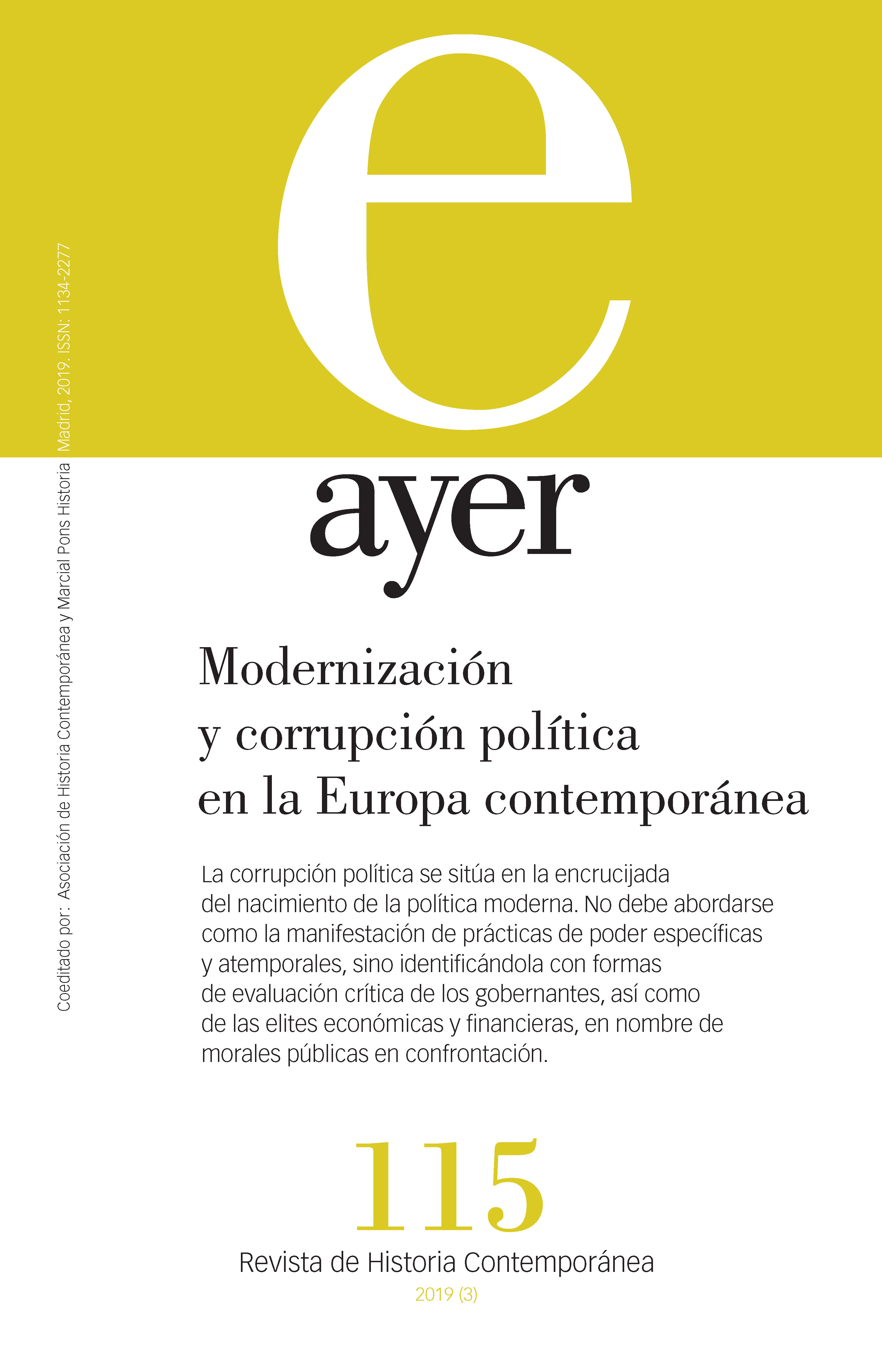 Modernización y corrupción política en la Europa contemporánea. 9788416662975