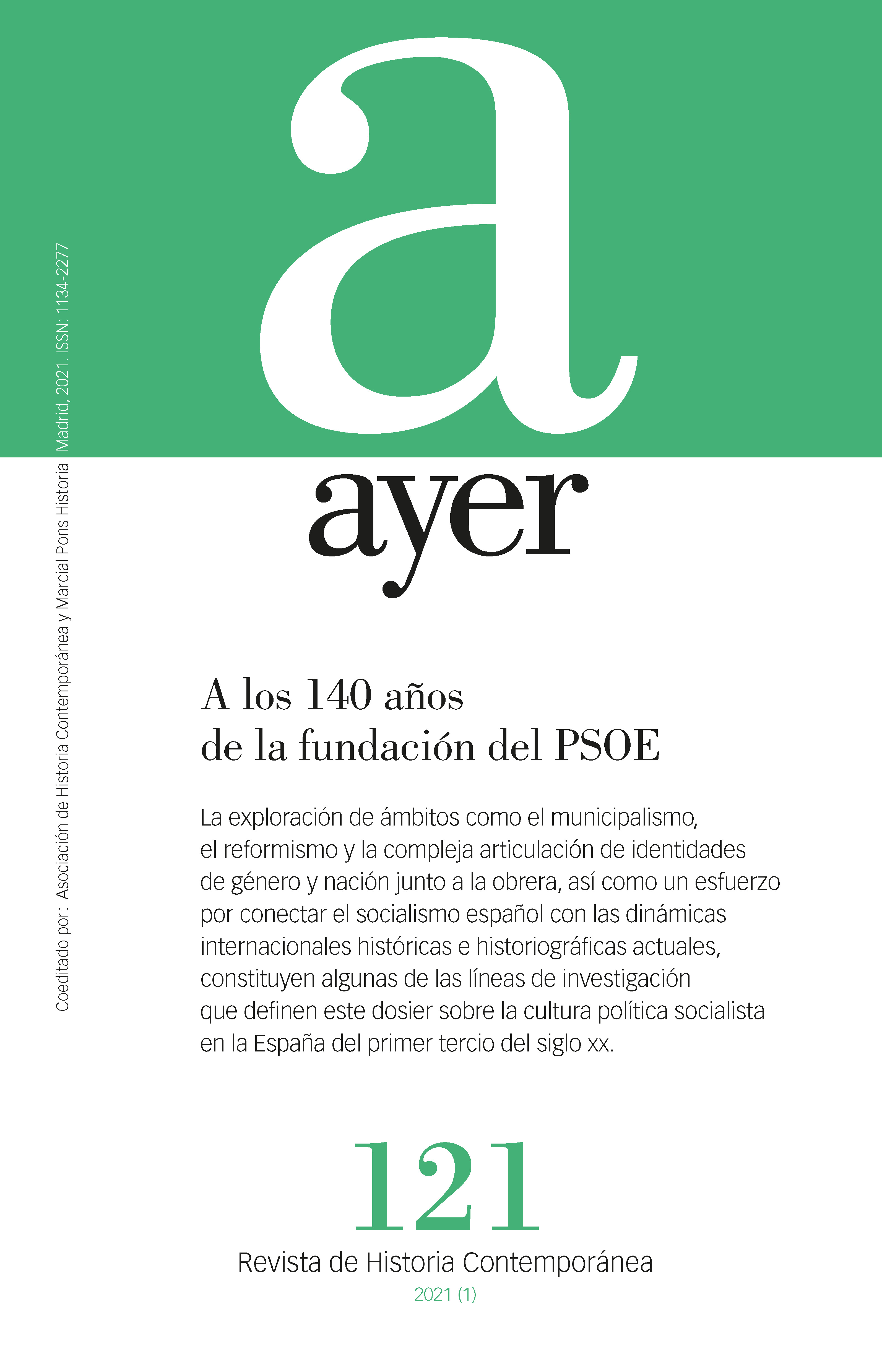 A los 140 años de la fundación del PSOE. 9788417945503