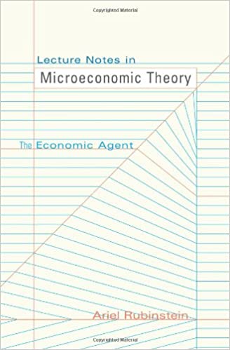 Lecture notes in microeconomic theory. 9780691120317