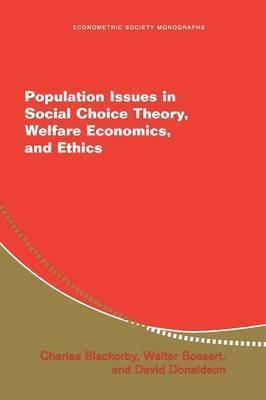 Population issues in social choice theory, welfare economics, and ethic