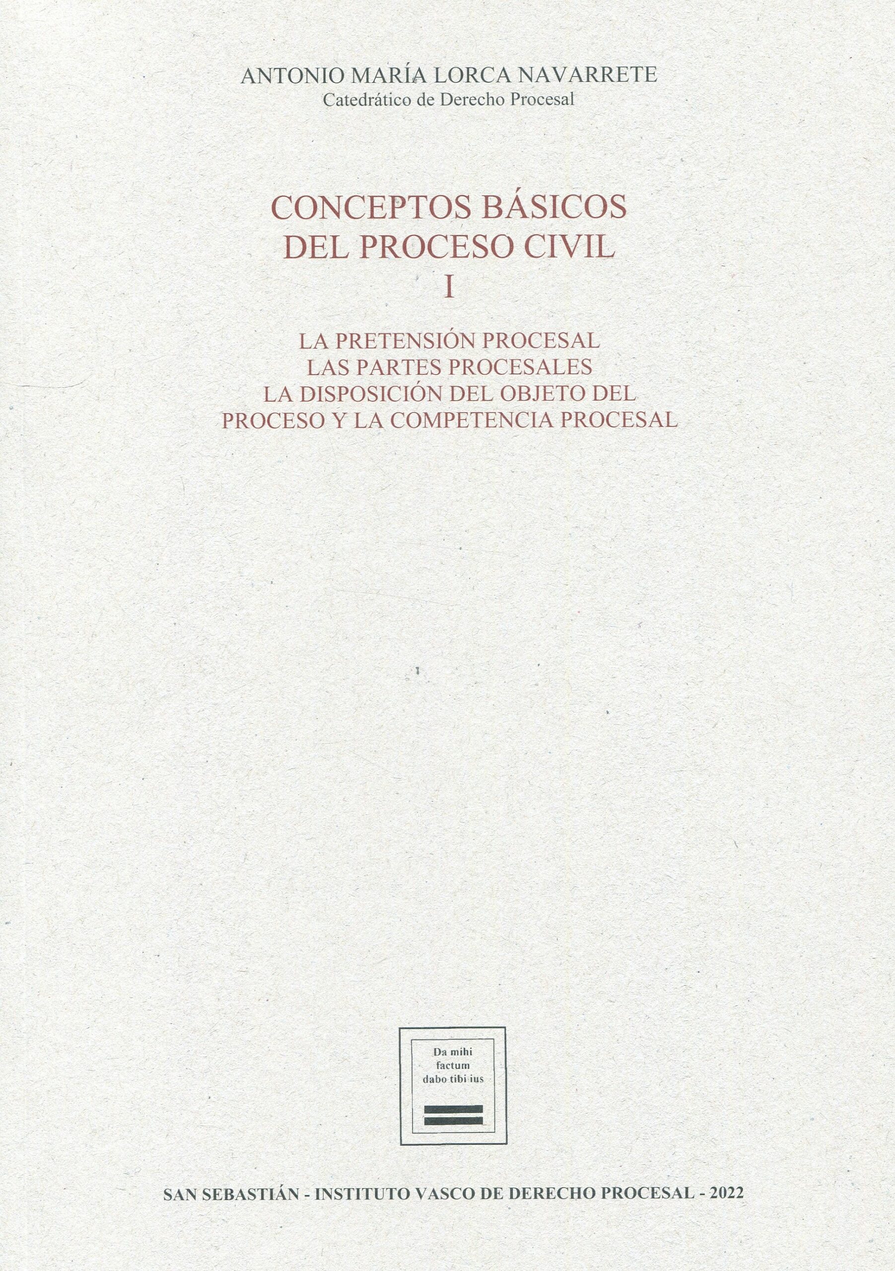 Conceptos básicos del proceso civil
