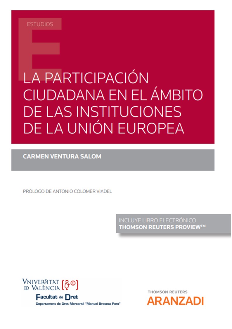 La participación ciudadana en el ámbito de las instituciones de la Unión Europea . 9788411245876