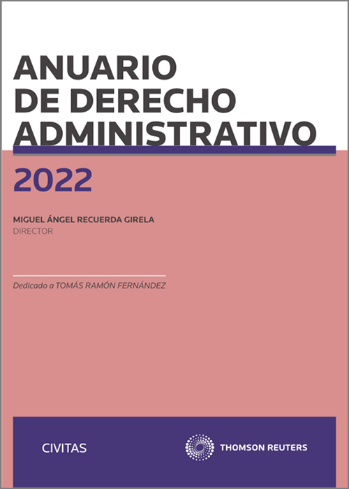 Anuario de Derecho administrativo 2022. 9788411255929