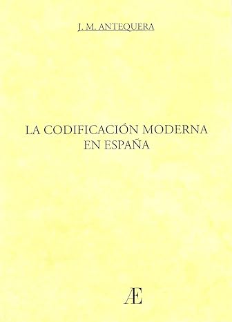 La Codificación moderna en España